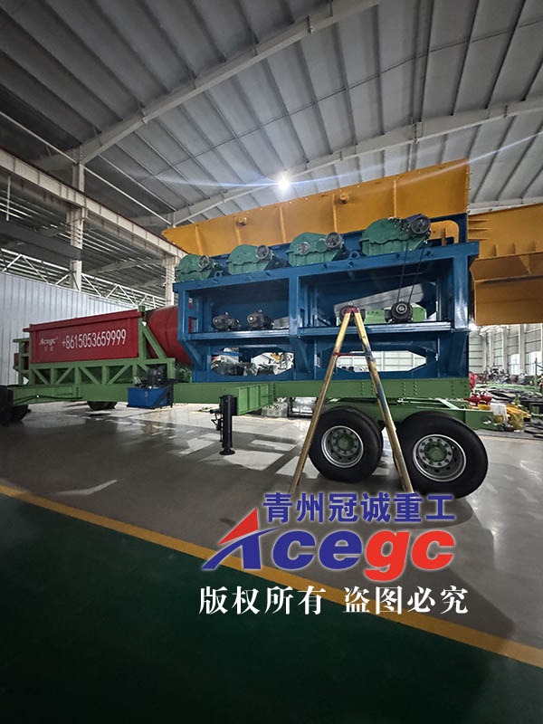 移動滾筒篩泥石分離機(jī)